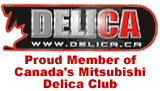 Proud Member of Canada's Mitsubishi Delica Club