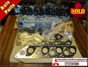 Mitsubishi Delica L300 & Pajero 4D56T Complete Cylinder Head Assembly
