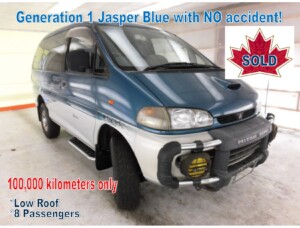 1997 Delica L400 Gen1 Jasper Blue Low Roof 100km