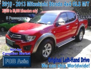 2010 – 2013 Mitsubishi Strada 4×4 GLS M/T 20km-80km