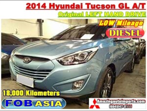 2014 Hyundai Tucson GXL Diesel A/T LHD 18,000 km