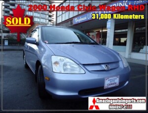 2000 Honda Civic Wagon FWD RHD 31,000 km