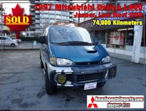 1997 Mitsubishi Delica L400 Low Roof, Jasper Winter Package with Double Battery RHD 74,000 km