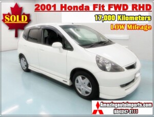 2001 Honda Fit FWD RHD LOW Mileage 17,000 km