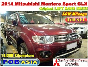 2014 Mitsubishi Montero Sport GLX Diesel LHD 16,000 km