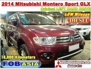2014 Mitsubishi Montero Sport GLX Diesel LHD 16,000 km