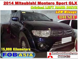 2014 Mitsubishi Montero Sport GLX Diesel LHD 15,000 km