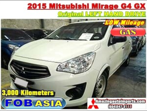 2015 Mitsubishi Mirage G4 GX LHD 3,000 km