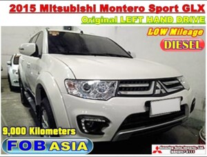 2015 Mitsubishi Montero Sport GLX Diesel LHD 9,000 km