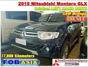 2015 Mitsubishi Montero GLX Diesel LHD 17,000 km