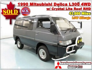 1990 Mitsubishi Delica L300 Super Exceed 4WD RHD 43,000 Miles