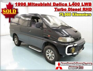 1996 Mitsubishi Delica L400 LWB Turbo Diesel RHD 75,000 km