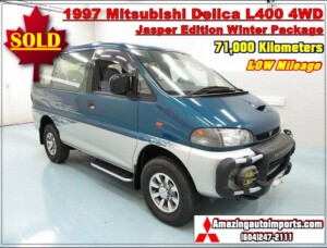 1997 Mitsubishi Delica L400 Jasper Turbo Diesel 4WD RHD  71,000 km