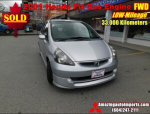 2001 Honda Fit FWD RHD LOW Mileage 33,000 km