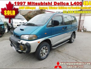 1997 Mitsubishi Delica L400 Jasper Edition Turbo Diesel LOW Mileage 53,500 km