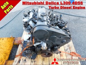 Mitsubishi Delica L300 4D56 Turbo Diesel Engine – AVAILABLE