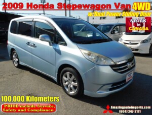 2009 Honda Stepwagon Van w/Dual Sliding Door 100,000 km