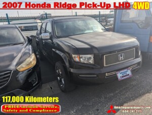 2007 Honda Ridge Pick-Up Left Hand Drive 4WD 117,000 km