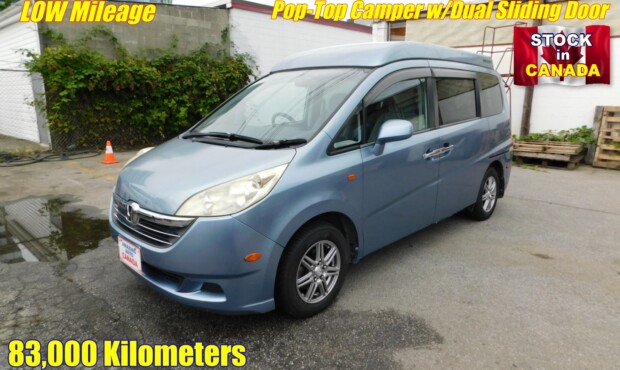 2006 Honda Stepwagon Campervan 4WD Pop Top Van 83,000 km