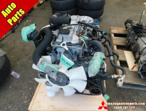 1994-1997 Delica L400 4M40 2.8 Diesel Engine Complete Running 115,000 km