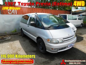 1997 Toyota Previa (Estima) Mini-Van 4WD 116,000 km