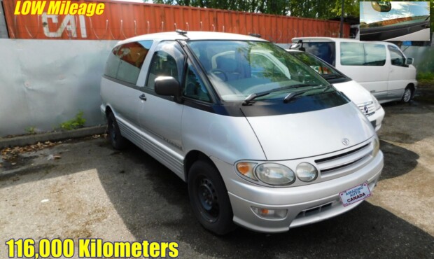 1997 Toyota Previa (Estima) Mini-Van 4WD 116,000 km