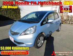 2008 Honda Fit Hatchback 53,000 km