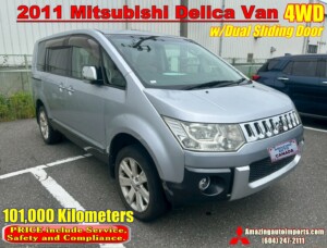 2011 Mitsubishi Delica 4WD w/Dual Sliding Door 101 km