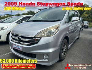 2009 Honda Stepwagon Spada w/ Dual Sliding Door 53,000 km