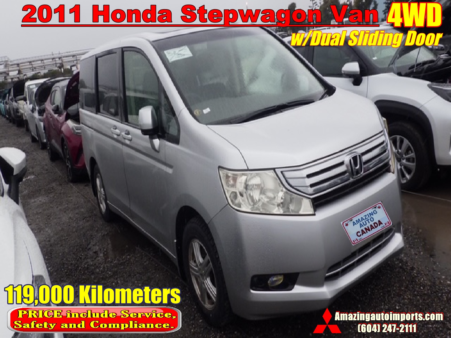 2011 Honda Stepwagon JDM car for sale