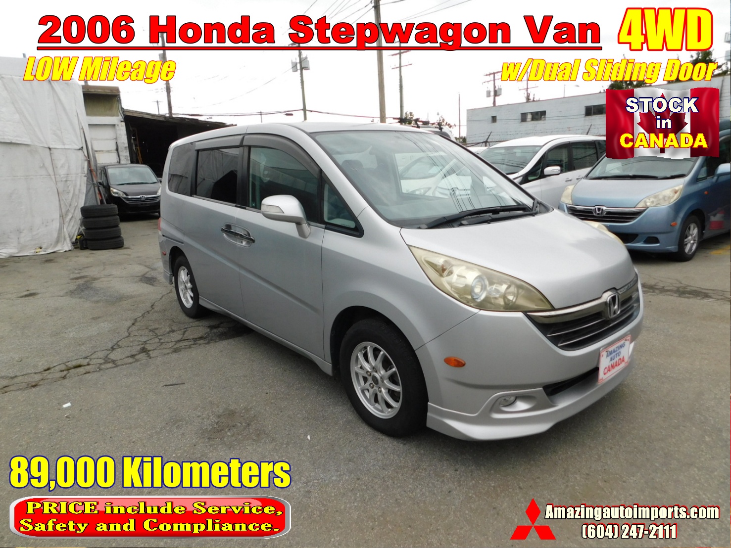 2006 Honda Stepwagon JDM car for sale